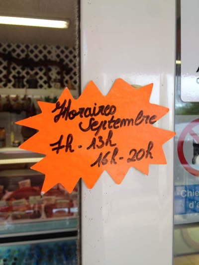 Der Korse weiß eine gemütliche Mittagspause zu schätzen