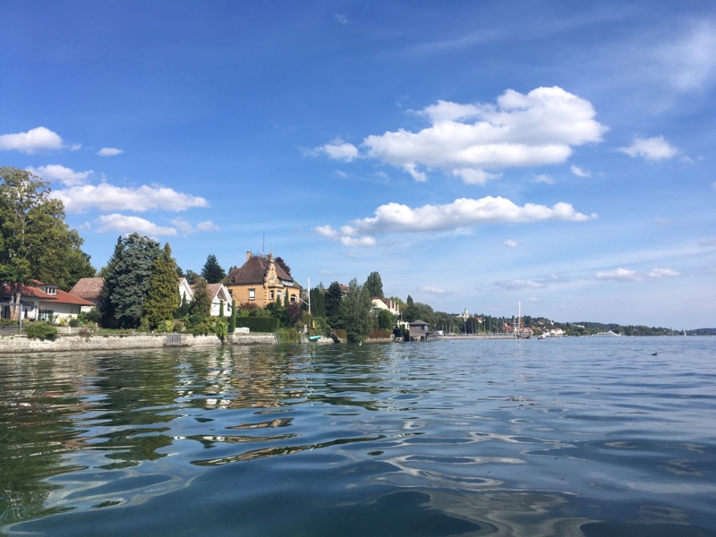 mit dem Sup auf dem Bodensee